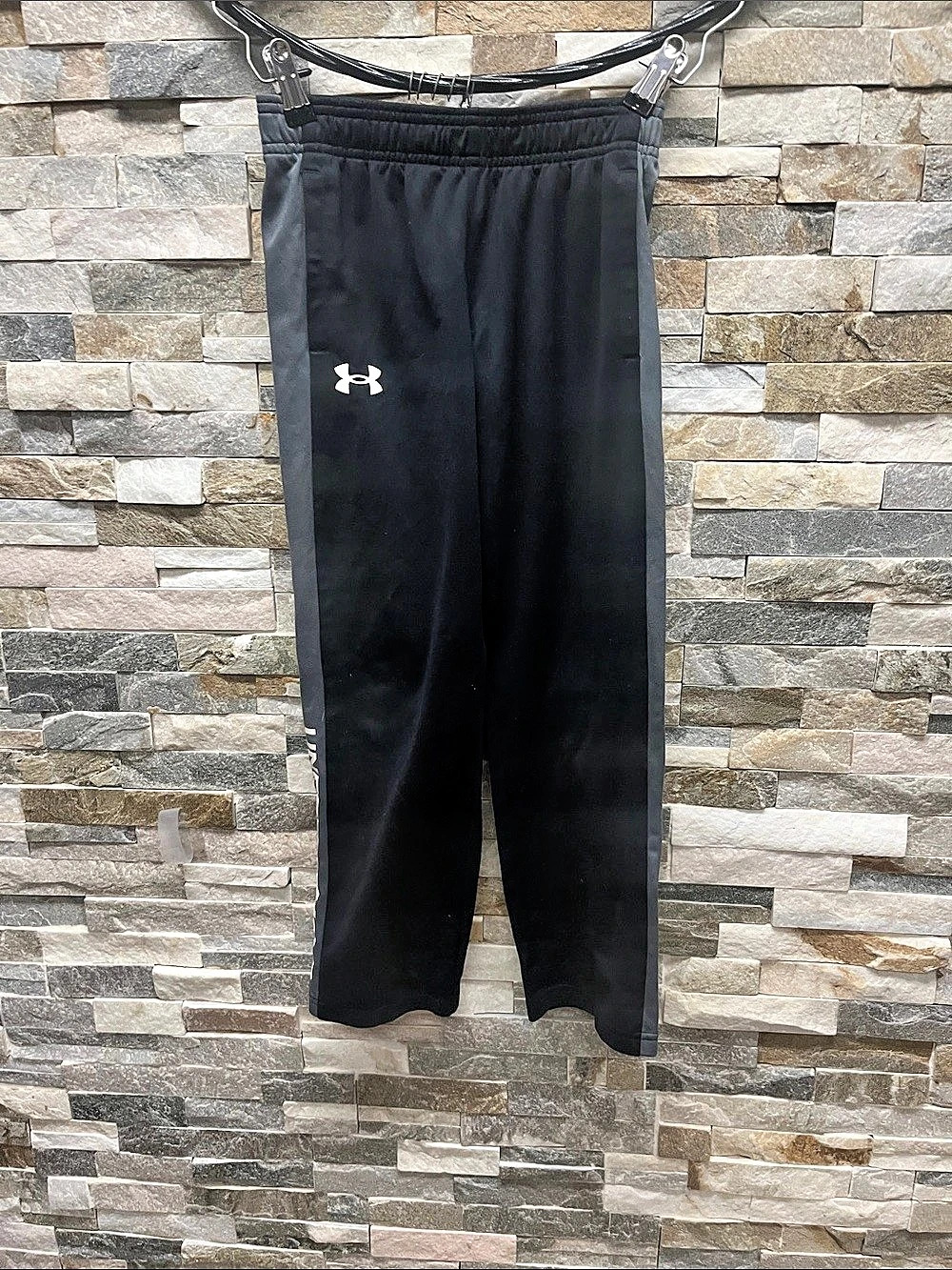 Under Armour Athletic Track Pants Black YS/M